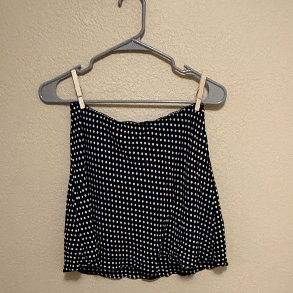 Polka Dot Black and White Skirt